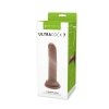 Nieobrzezany penis dildo z napletkiem 17,8 cm