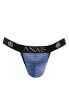 Seksowne granatowe męskie majtki jockstrapy odkryte Naval jock strap S