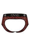 Sexy bokserki męskie w czerwoną panterkę jockstrapy Tribal jock bikini XXL