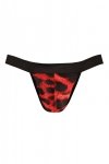 Męskie jockstrapy majtki czerwona panterka Savage jock strap XXL