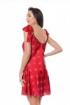Damska halka koszulka Aster Chemise X-mas z reniferem czerwona L/XL