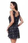 Damska halka koszulka Aster Chemise X-mas z reniferem czarna XS
