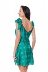Damska halka koszulka Aster Chemise X-mas z reniferem zielona S/M