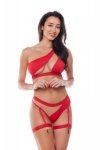 Seksowny zestaw top underboob + figi Giselle L/XL