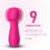 Wibrator różdżka wand sex masażer z elastyczną główką różowy