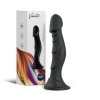 Wibrujące dildo waginalno analne na przyssawce