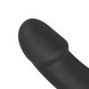 Dopochwowy Strapon podwójne dildo dla lesbijek czarny penis 22 cm