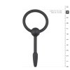 Dilator do penisa z zawleczką Small Silicone Penis Plug With Pull