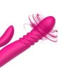 Wibrator damski Deluxe Twirling Vibrating Thruster RED