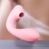 Wearable sucking vibrator