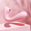 Wearable sucking vibrator