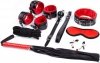 Zestaw BDSM Fetish Fever Bondage Set 9 szt Red/Black