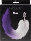 Anal plug diamond galaxy purple