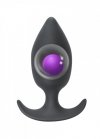 Plug Anal plug with misplaced center of gravity Spice it up Insatiable Dark Grey