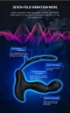 Wibrator silicone massager 7 function and heating function, black