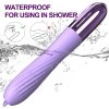 Wibrator silicone vibrator usb, 10 vibration modes, heating