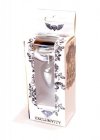 Korek analny z diamentem serce Jewellery Silver  Heart PLUG- Black