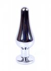 Korek analny z kryształem Jewellery Silver BUTT PLUG- Purple