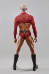 Męski krótki top chippendales z długimi rękawami - L