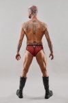 Męskie majtki brazyliany chippendales błyszczące - L