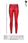 Bielizna - Brlidia001 legginsy czerwone rozmiar L