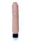 Mocny wibrator żelowy jak prawdziwy penis cielisty 22 cm