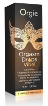 Orgie orgasm drops vibe peach flavor 15 ml