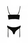 Bielizna Lara set black L/XL - Casmir