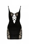 Bielizna Victoria chemise black L/XL - Casmir