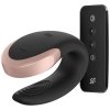Satisfyer Double Love z pilotem dla par czarny