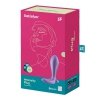 Fioletowy wibrujący korek analny Satisfyer Intensity Plug - z aplikacją