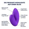 Dyskretny masażer na palec Satisfyer Love Riot fiolet