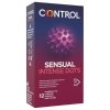 Prezerwatywy stymulujące  Control Sensual Intense 12 sztuk