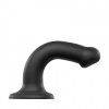 Dildo analne na przyssawce stymulator czarny 18 cm