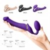 Vibrating Strapon - M - purple