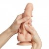 Penis dildo na przyssawce ruchoma skóra 13,5 cm