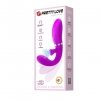 Zakrzywiony wibrator z funkcją ssania Pretty Love Magic Finger
