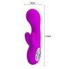 Wibrator z króliczkiem sex masażer Pretty Love Valentine