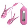 Wibrujące zaciski na sutki z elektrostymulacją Pretty Love - Nipple Clip