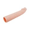 Miękka cielista przedłużka do penisa nakładka z żyłami 13cm / 19cm (+6cm)