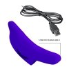 Wibrator na palec delfinek granatowy 10 funkcji wibracji