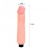 Elastyczny wibrator jak prawdziwy penis baile 23,5 cm