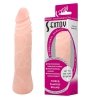 Realistyczne wibrujące dildo z kręgosłupem Baile 19 cm