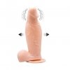 Pompowane wibrujące dildo na przyssawce baile 19 cm