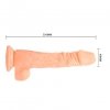 Wibrator na przyssawce jak prawdziwy penis 23,5 cm