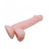 Realistyczne dildo z jądrami penis na przyssawce 16,5 cm