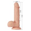 Realistyczny penis dildo z przyssawką 21,5 cm