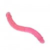 Podwójne żelowe elastyczne dildo 36 cm