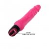 Żylaste wibrujące dildo różowe Baile 24 cm