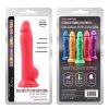 Dildo do pochwy i anala Rick.G czerwony 22cm